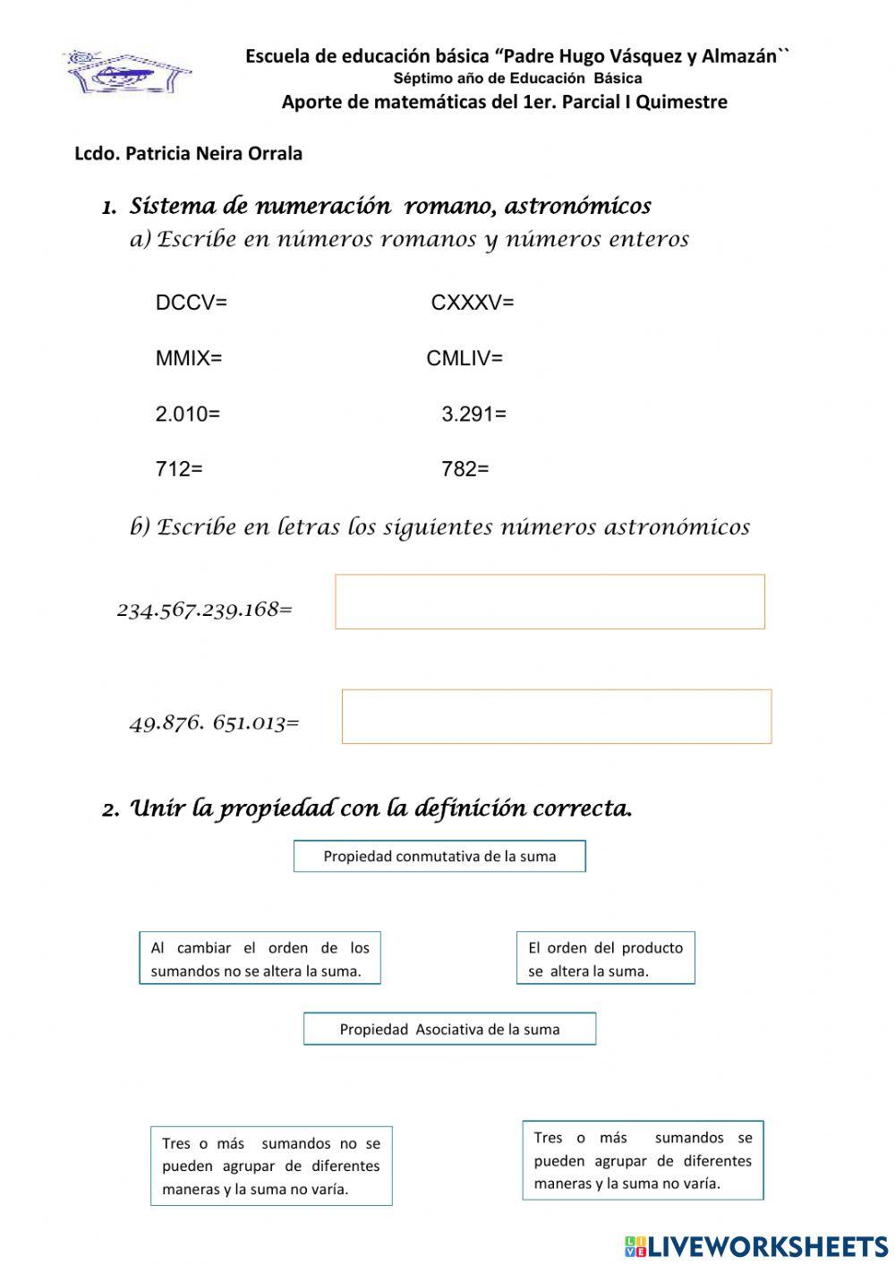 Aporte 1er parcial Matemáticas