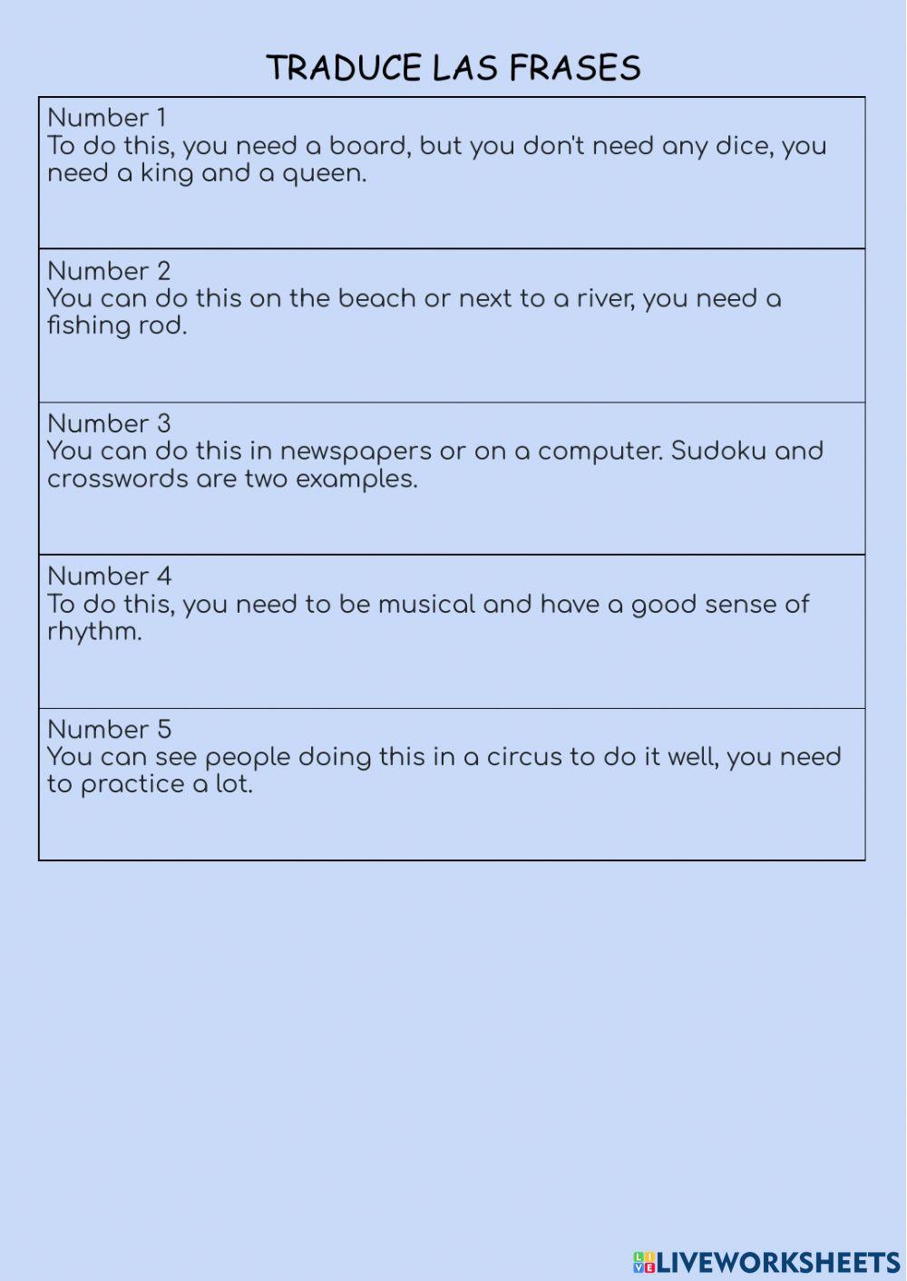 VOCABULARIO QUITZ Tema 1