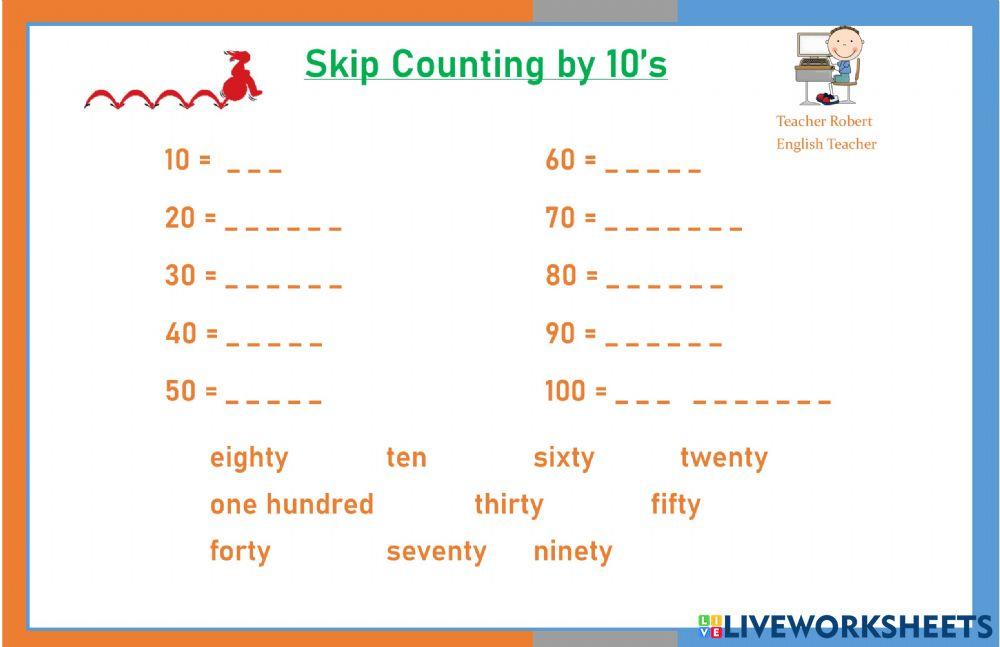 Skip Counting by 10's