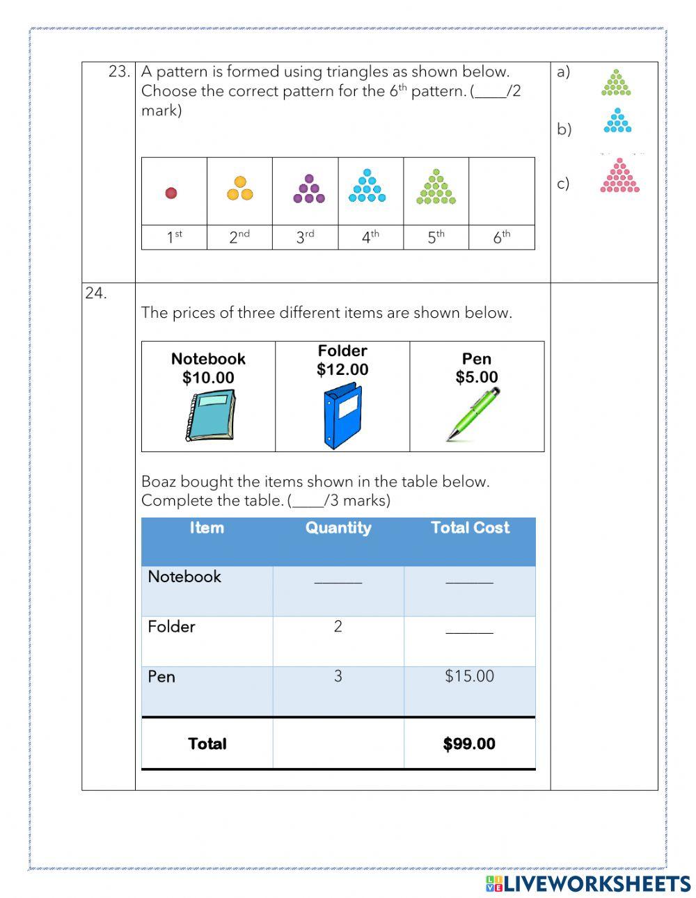 Mathematics E.O.T 3 (P2)