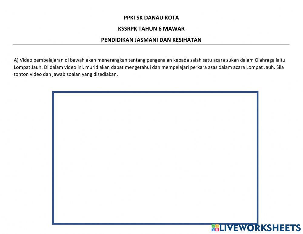 Pendidikan Jasmani Pendidikan Khas