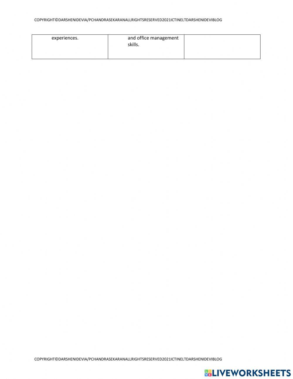 Muet cefr reading paper worksheet part 1