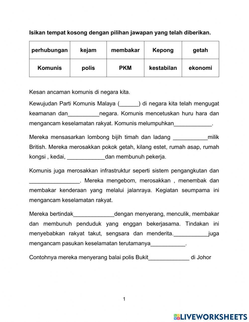 Sejarah Tingkatan 4