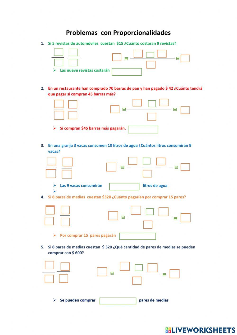 Regla de tres directa