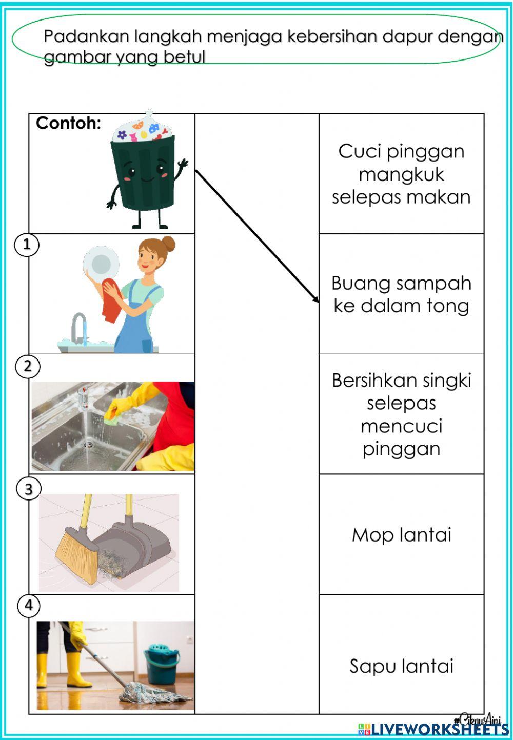 Kebersihan di dapur