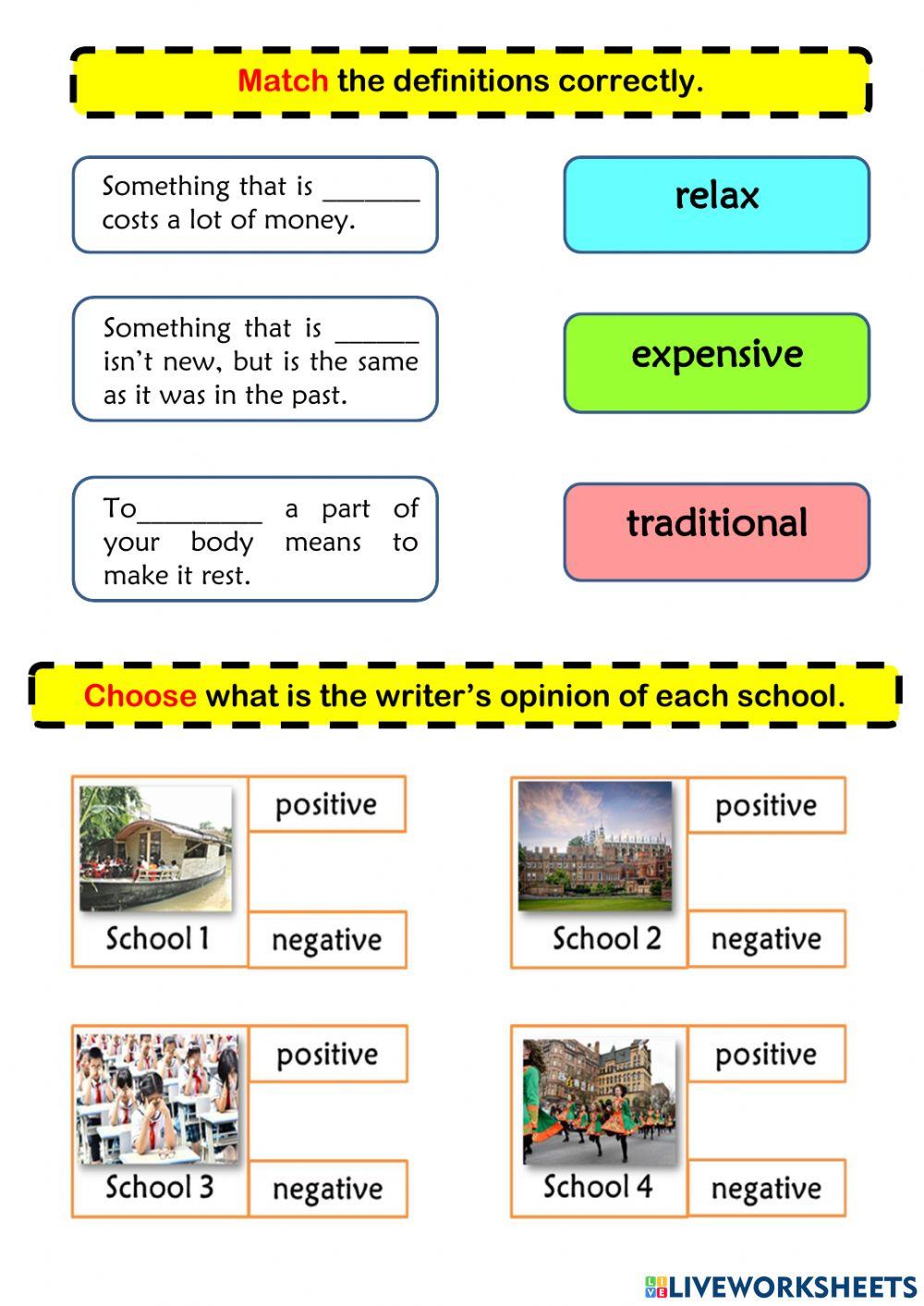 Reading : Schools Project