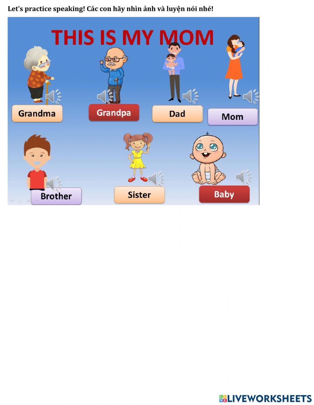 Family (Listening & Speaking)