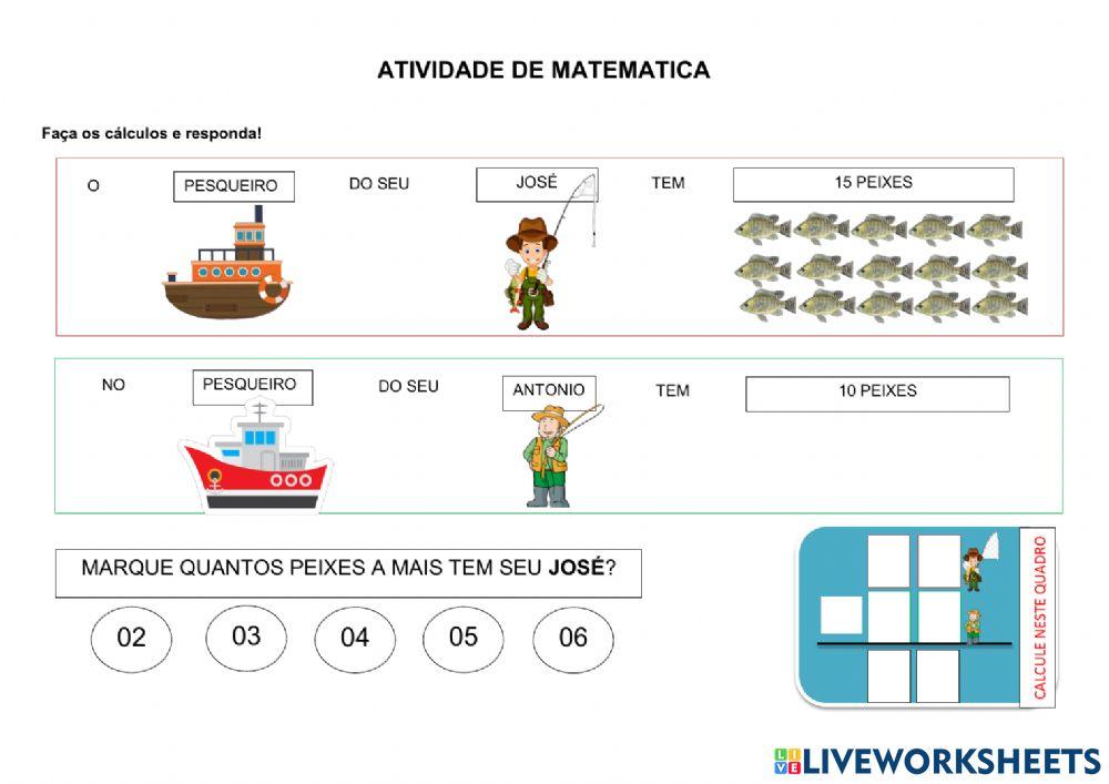Atividade de matematica