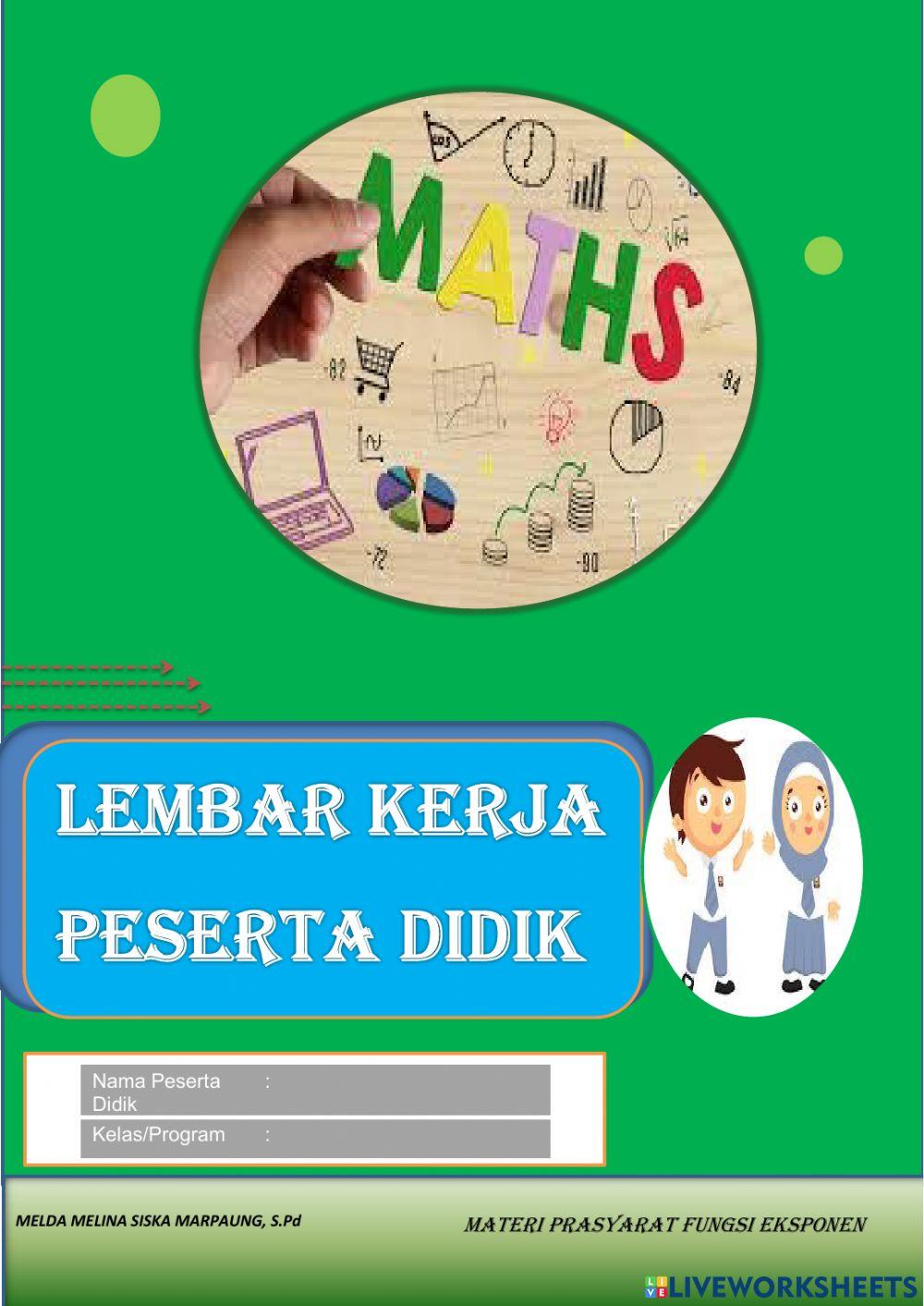 Materi prasyarat fungsi eksponen