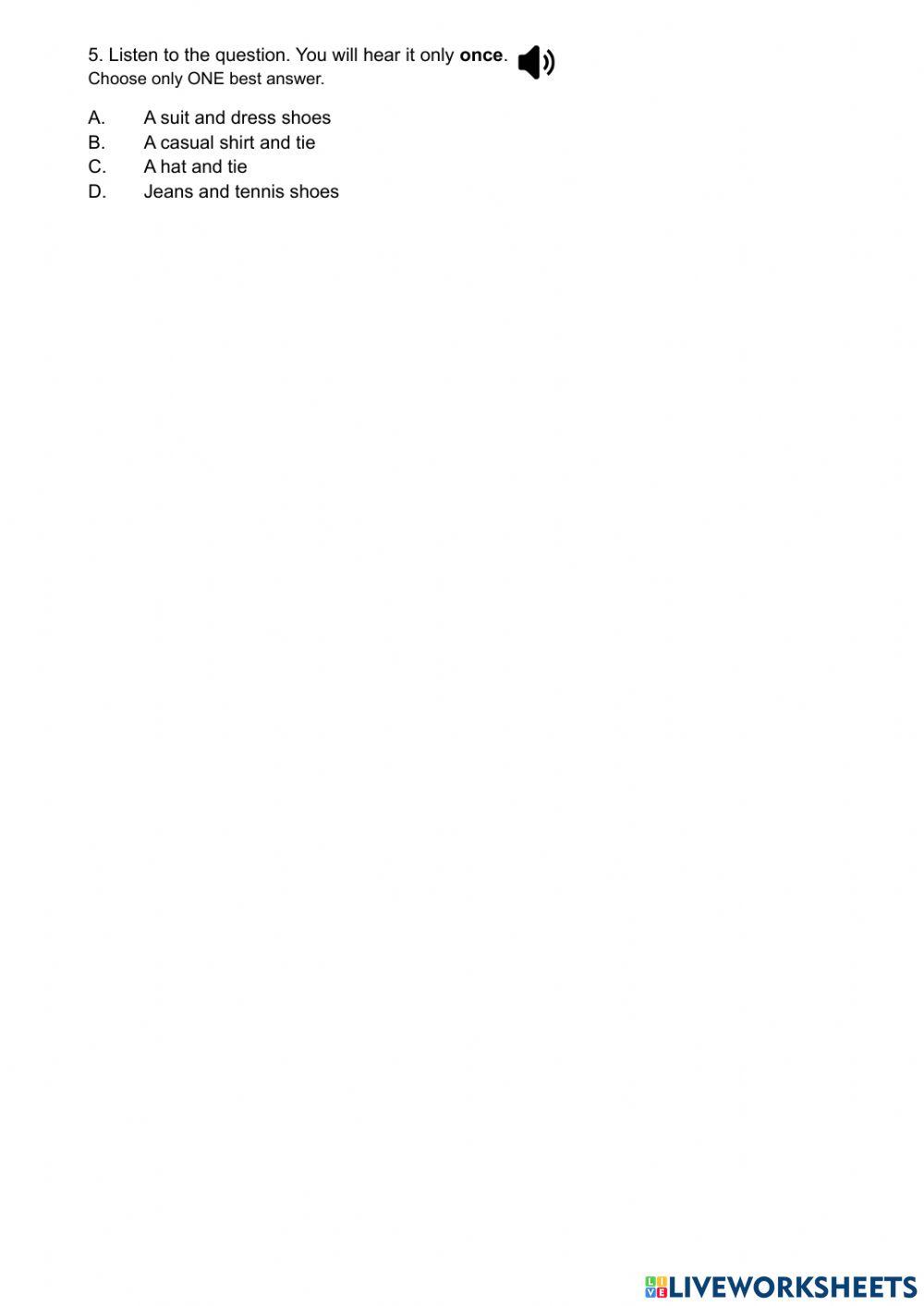 Listening Test 6 Part 2