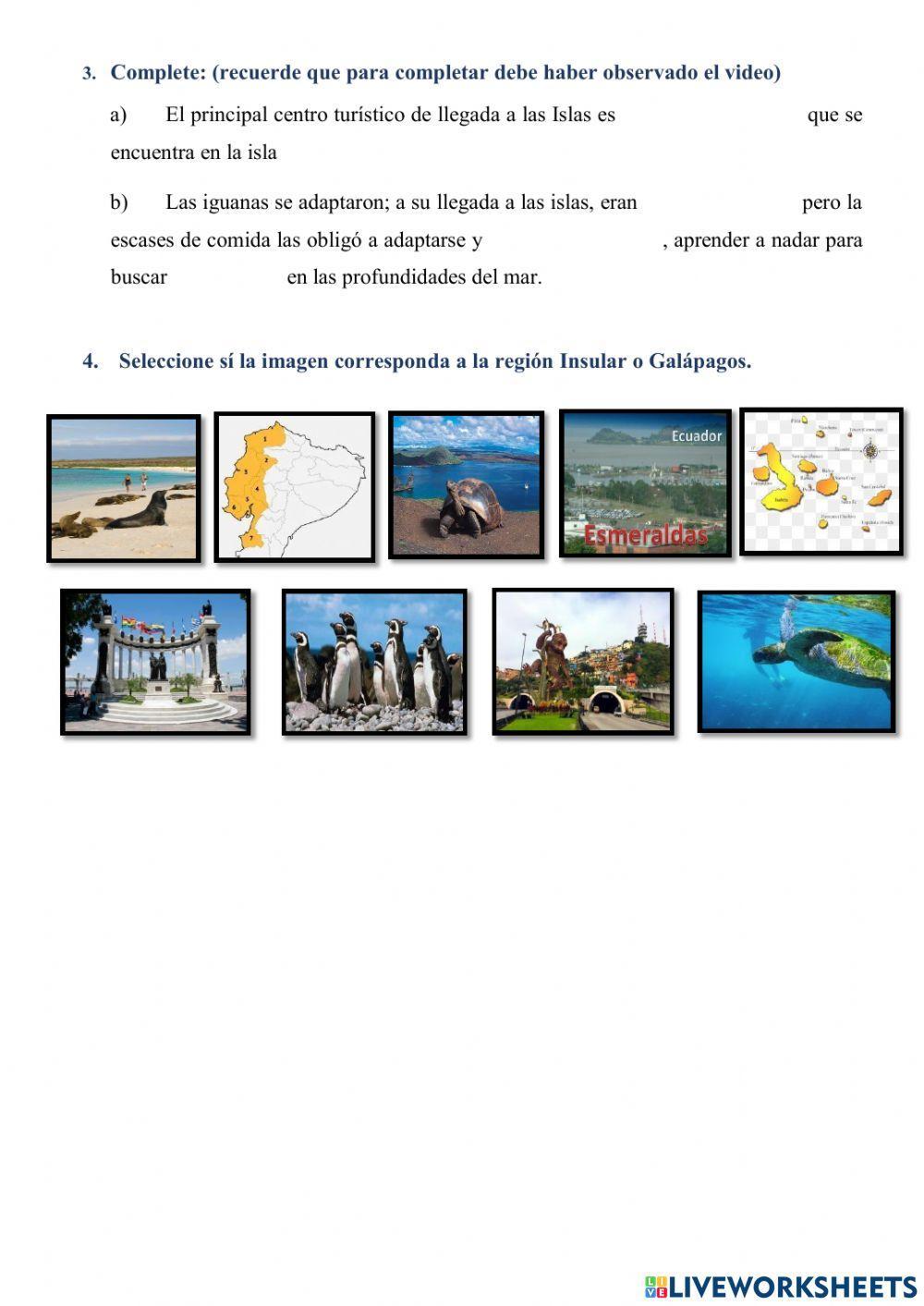 Región Insular o Galápagos