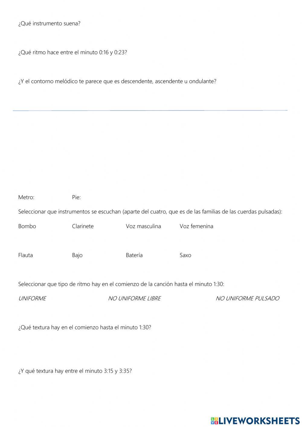 Actividades integradoras