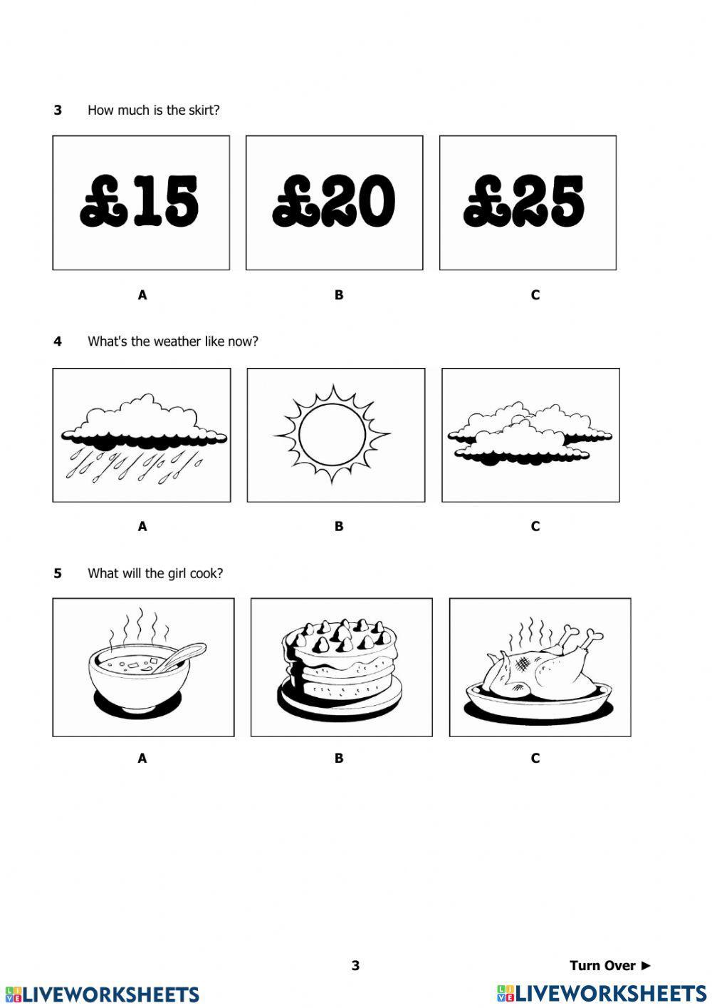 Ket listening part 1-2