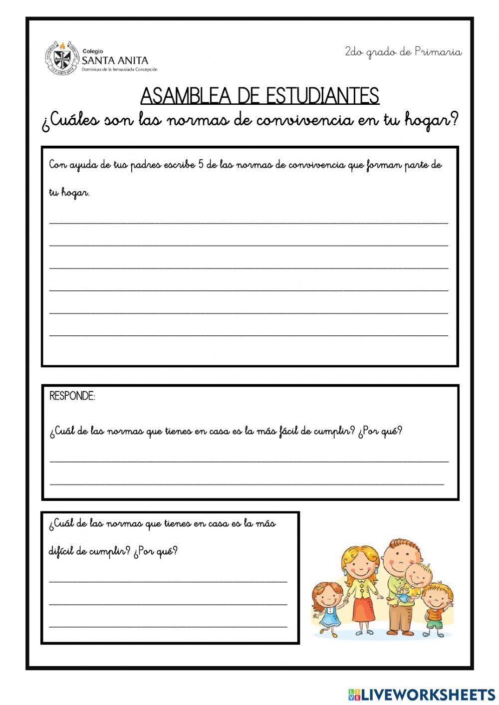 Tutoría - Normas de convivencia