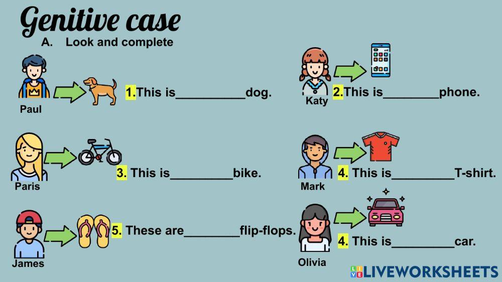 Genitive Case (Possessive 's)