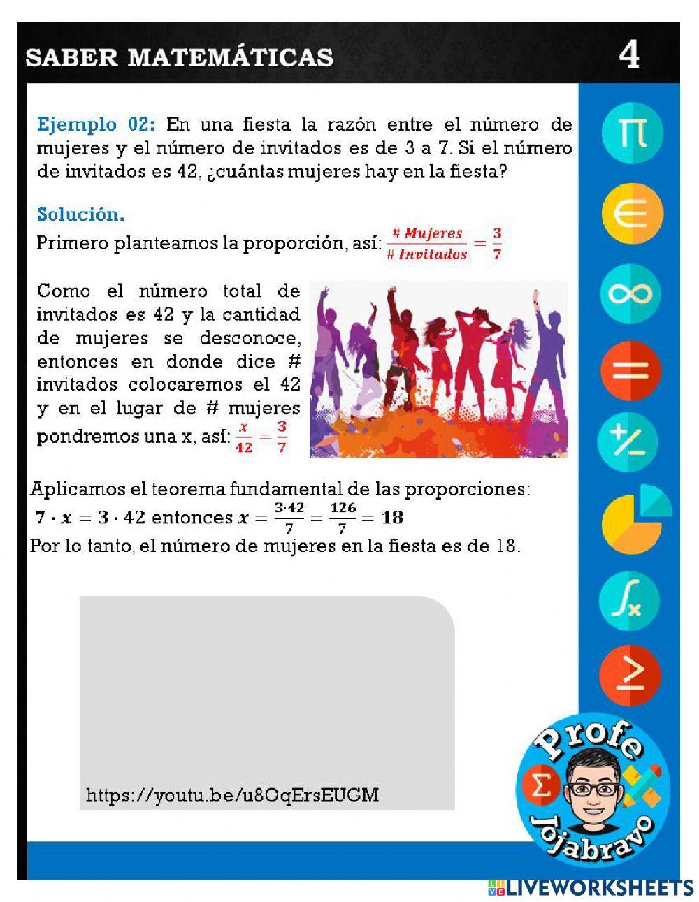 Razones y proporciones