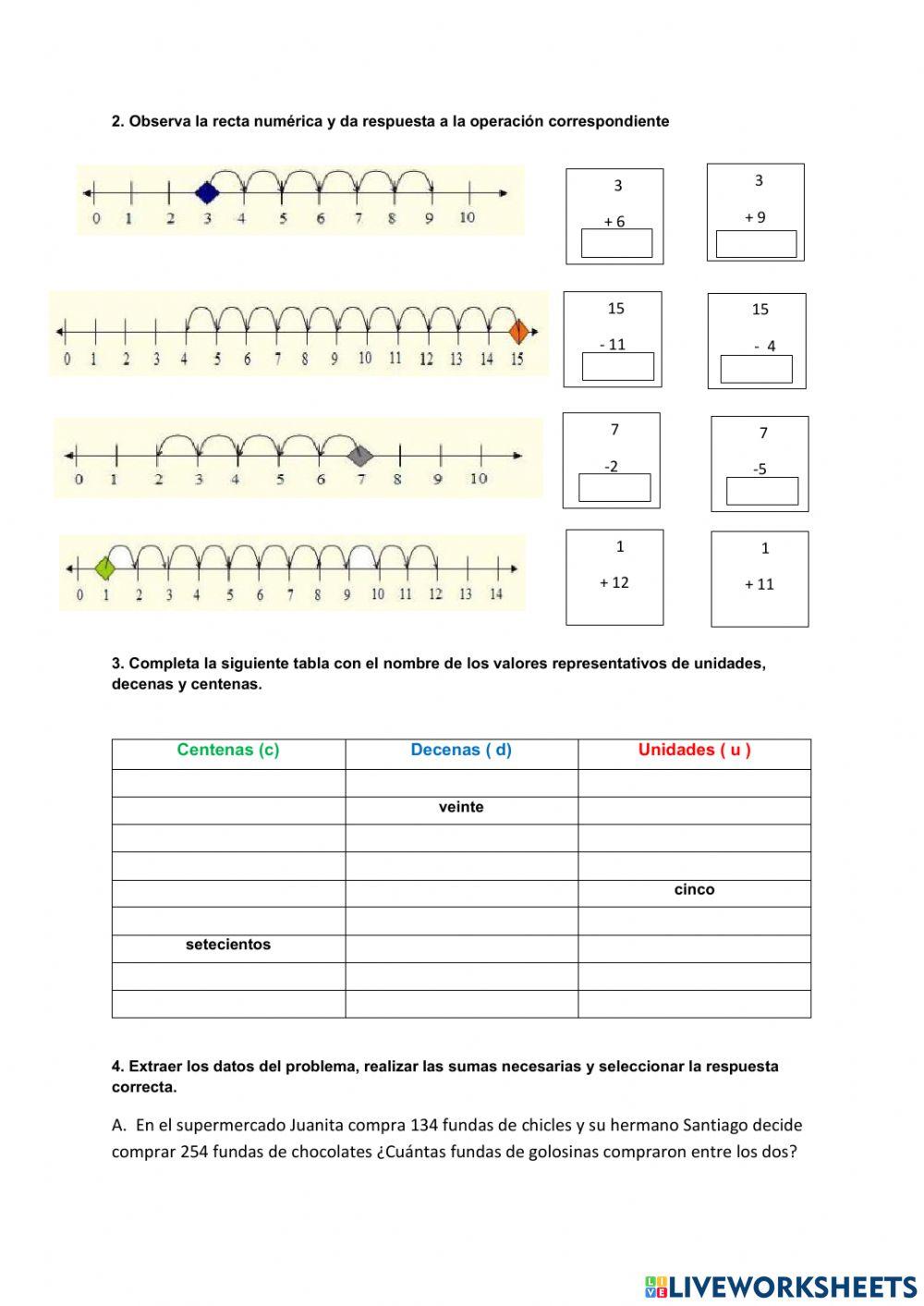 Evaluación QUIMESTRAL matemáticas