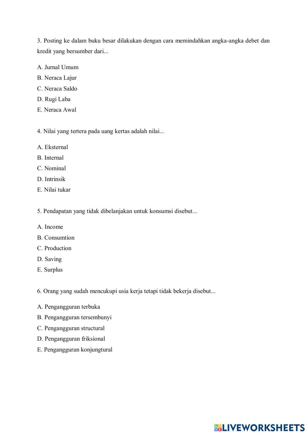 Ekonomi Kelas XI Paket C