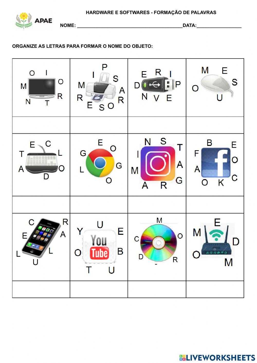 Hardwares e softwares