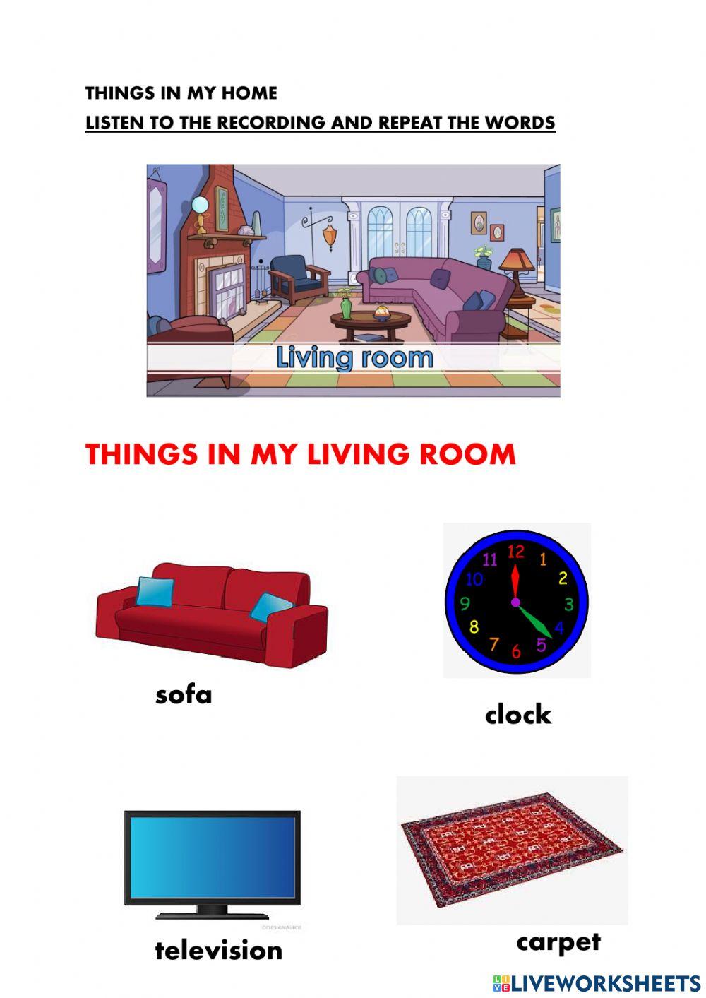 Things in my home