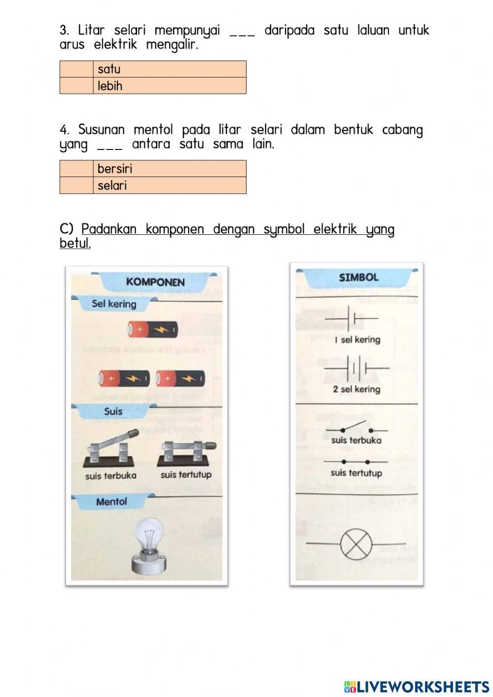 Litar bersiri dan litar selari