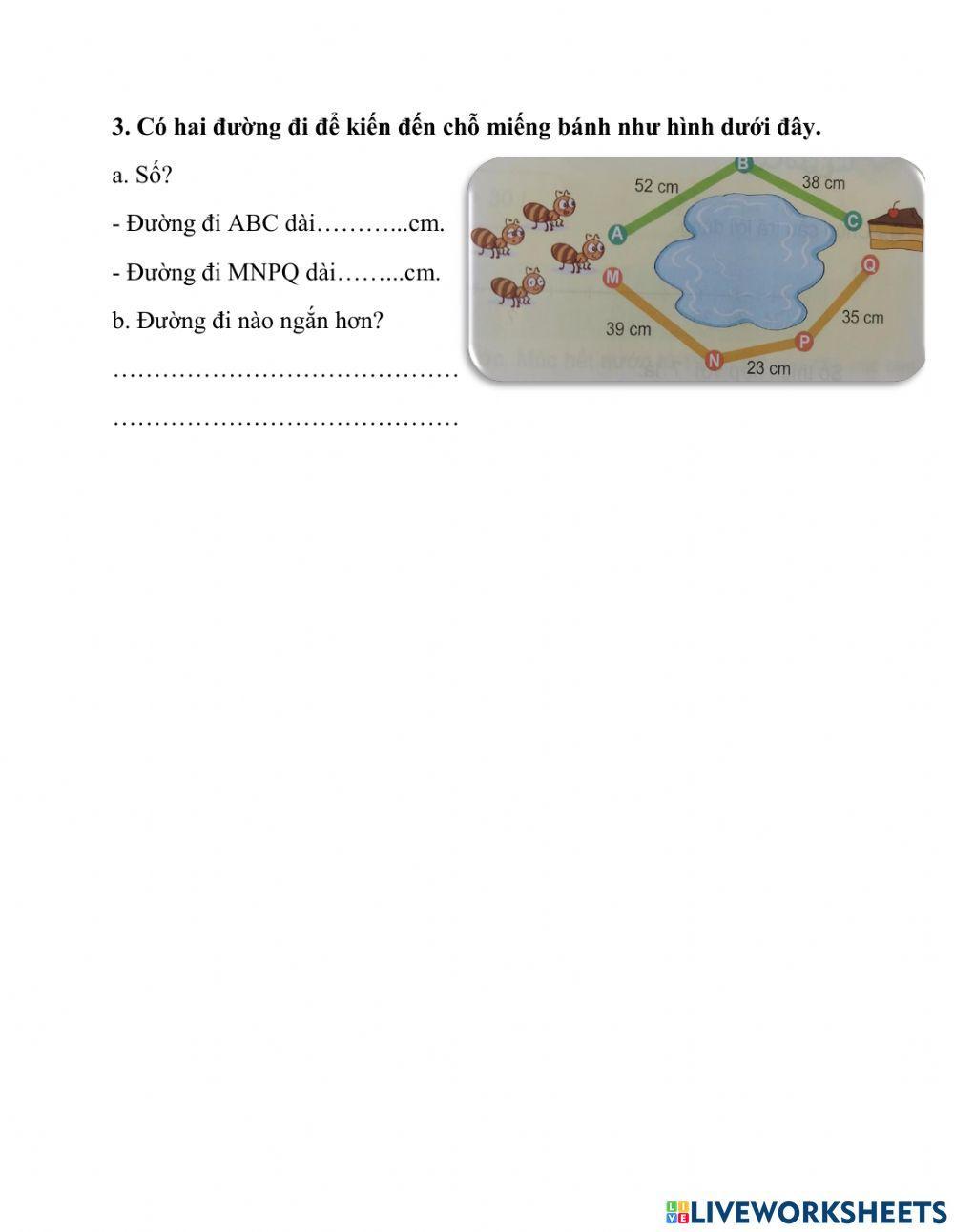 Toán lớp 2: Ôn tập chung