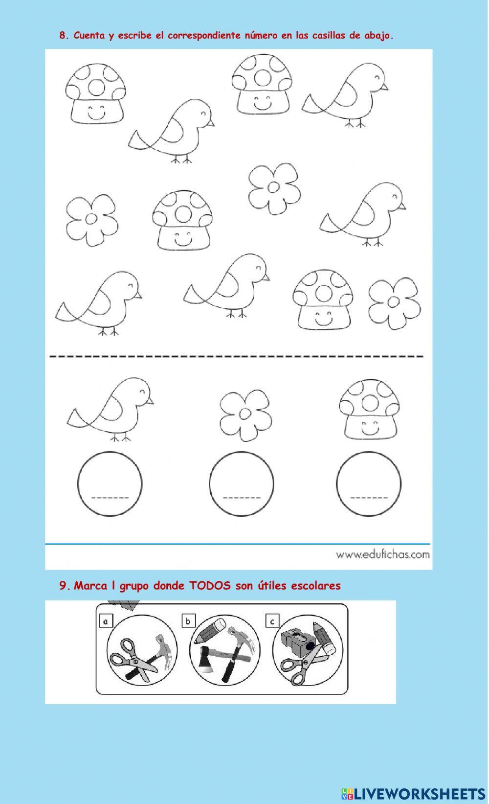 Matematica preescolar-primero
