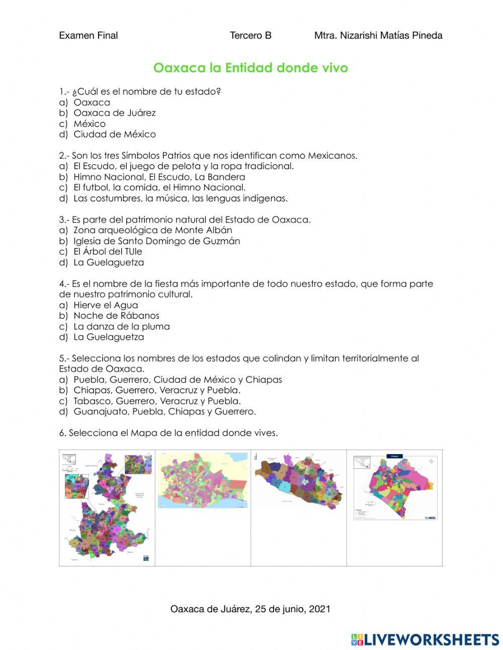 Examen Trimestral Final