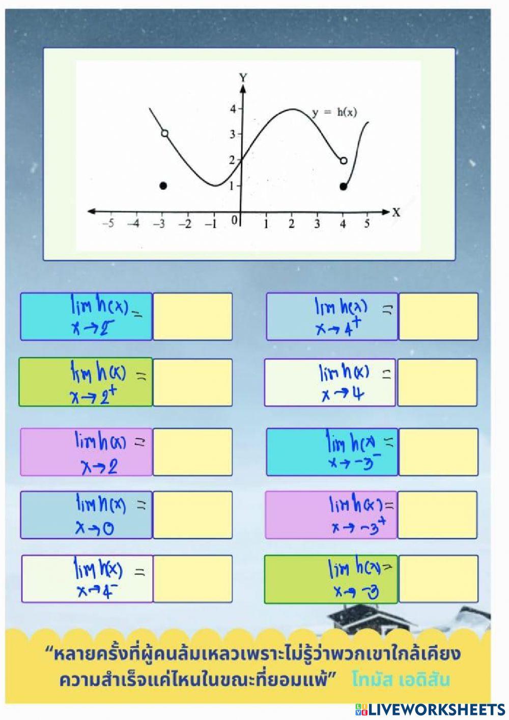 ลิมิตของฟังก์ชัน3