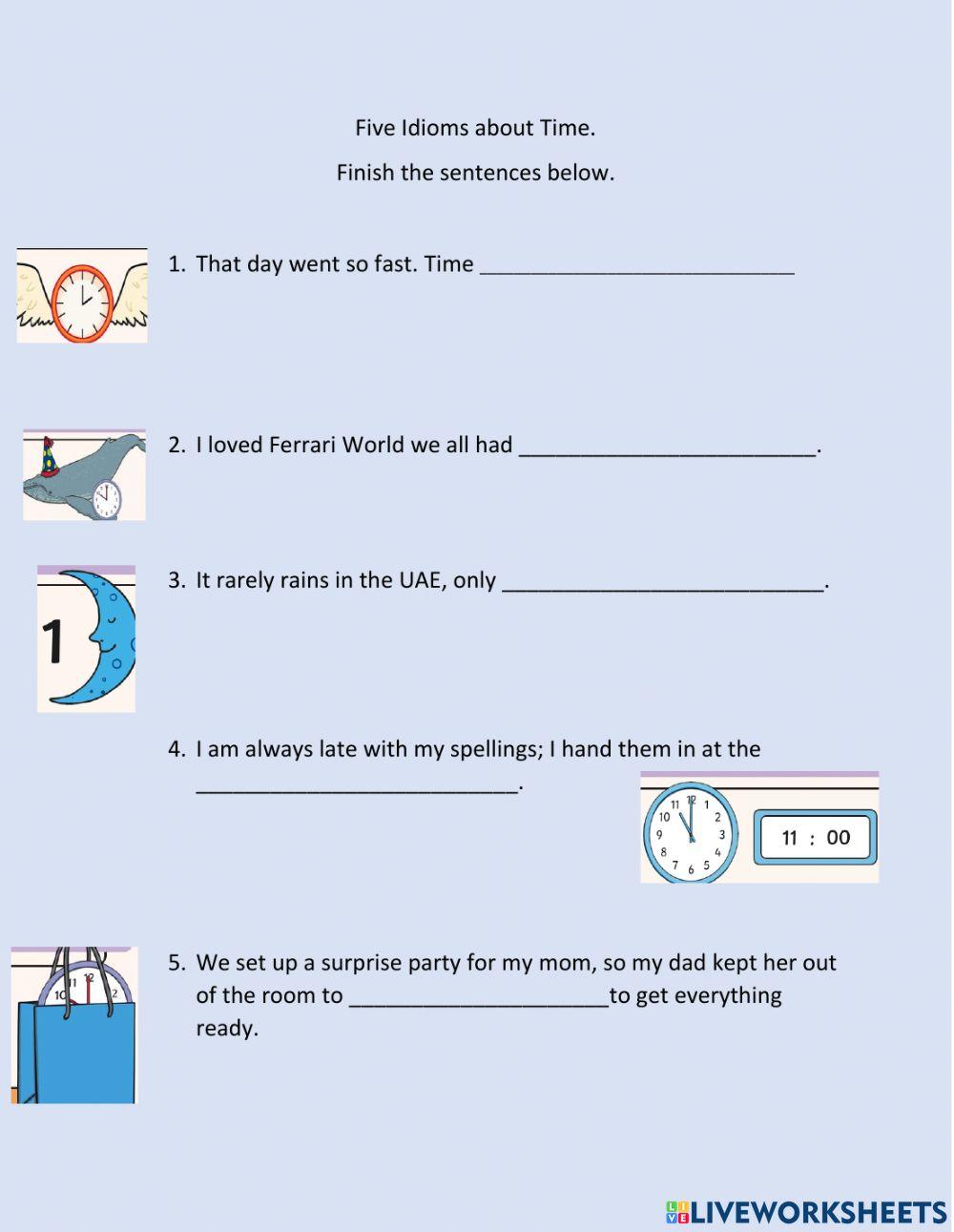 DIS English Term 3 Week 12 SPAG worksheet 2