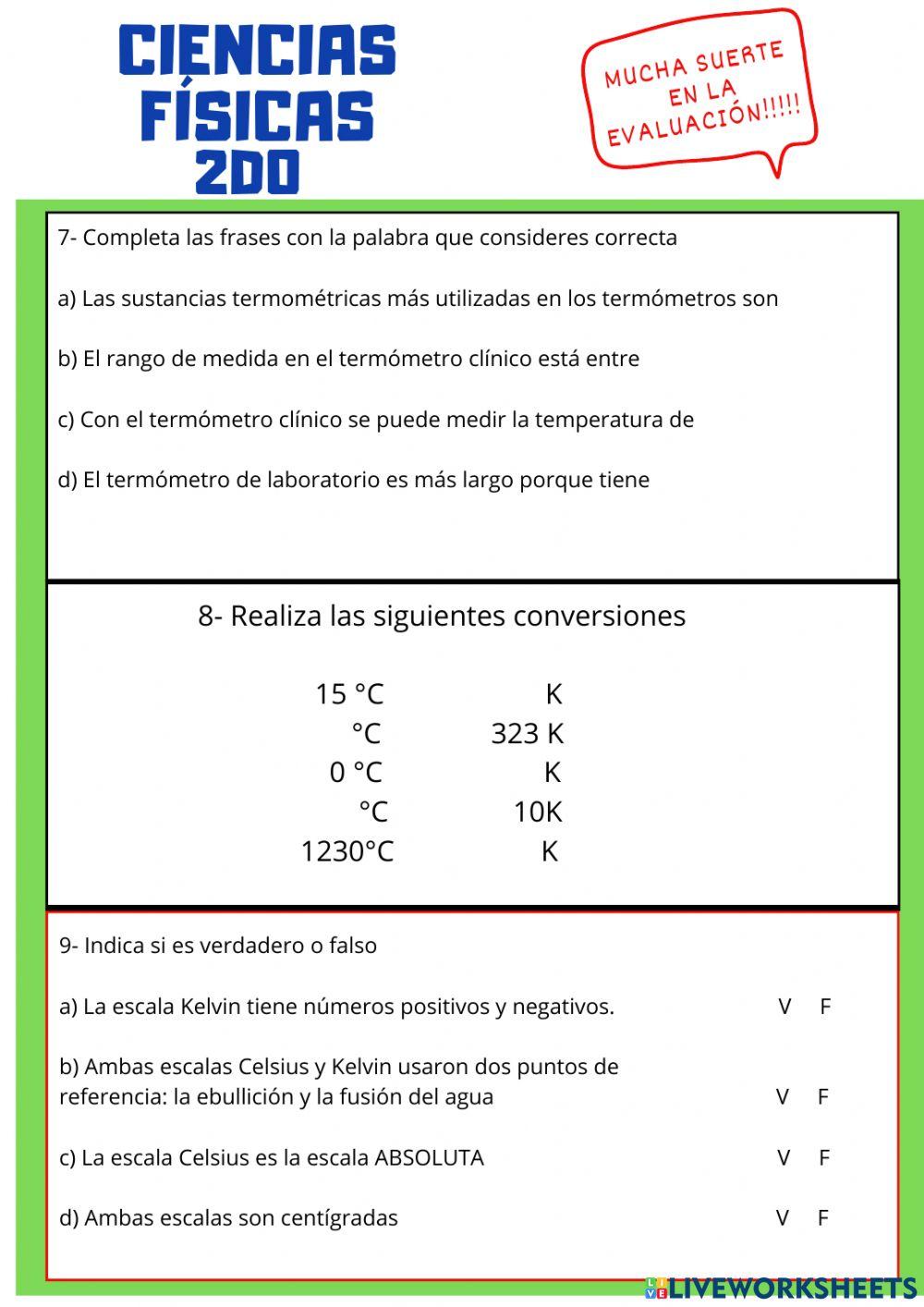 Temperatura Termómetros Propiedades