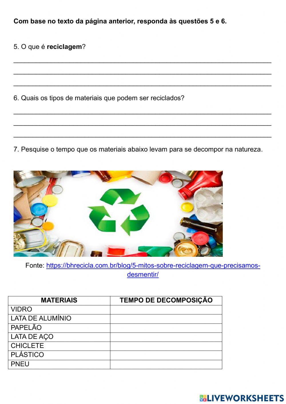 Recursos naturais do planeta