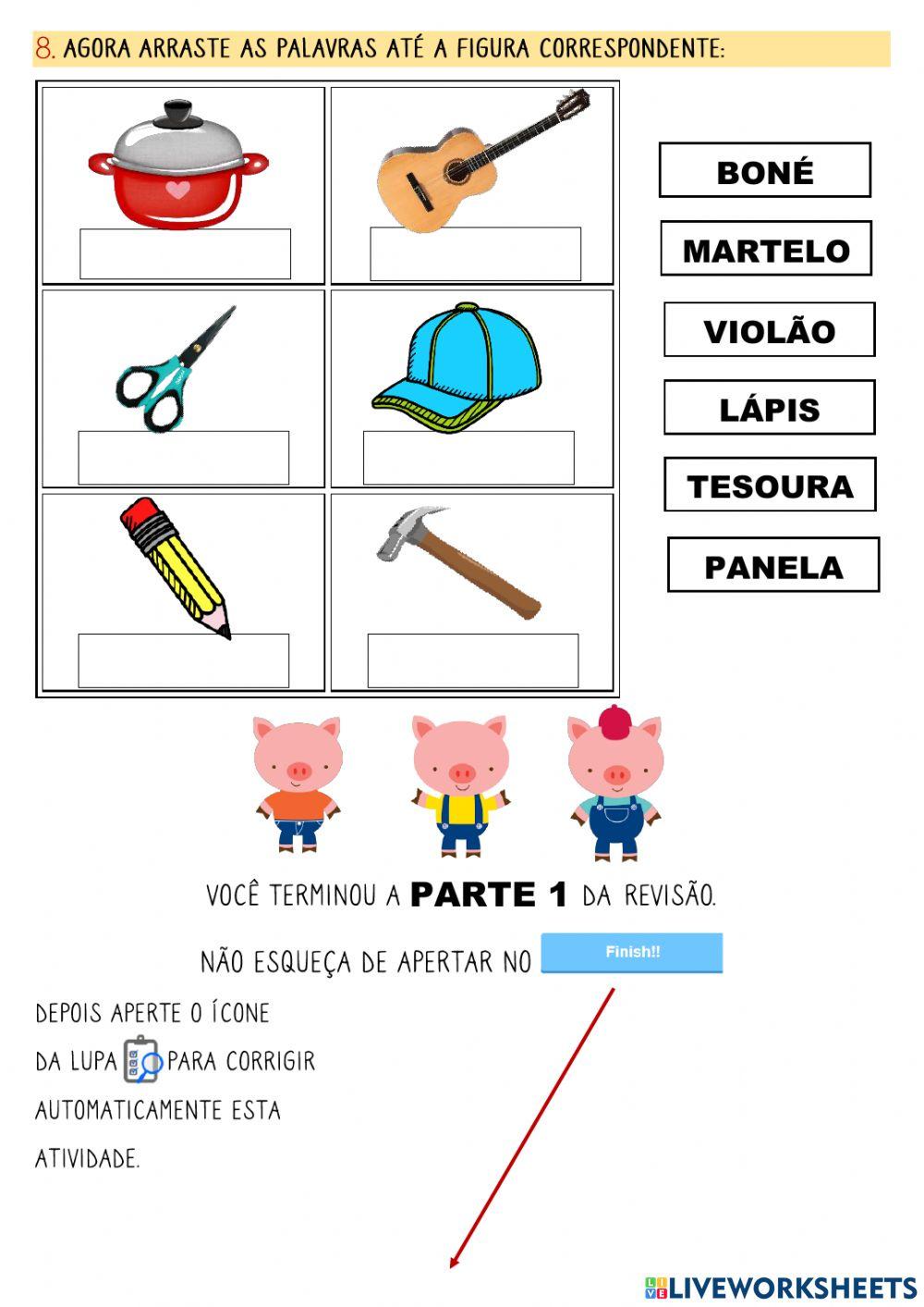 Atividades de revisão - 2° bimestre - parte 1