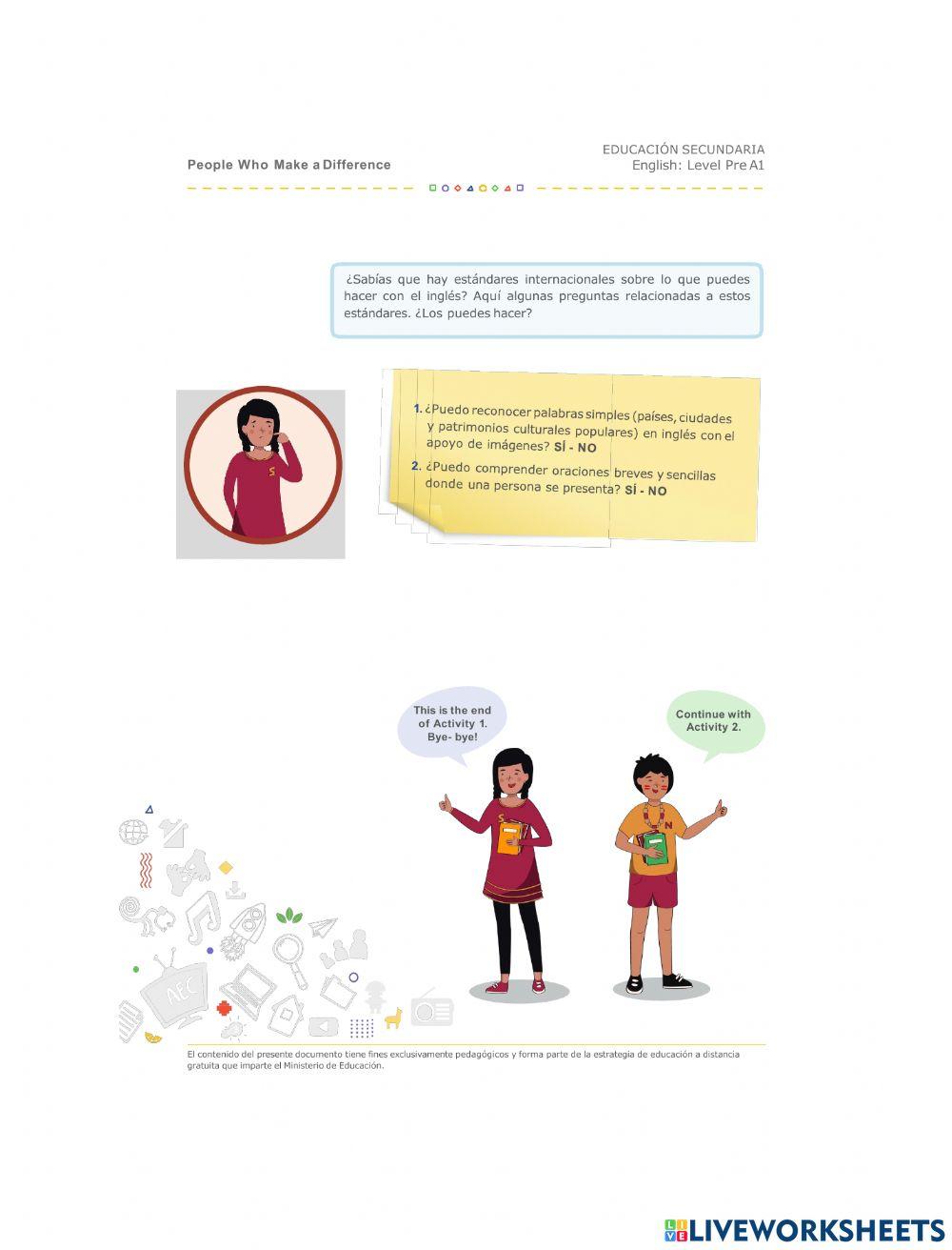 People who make a difference