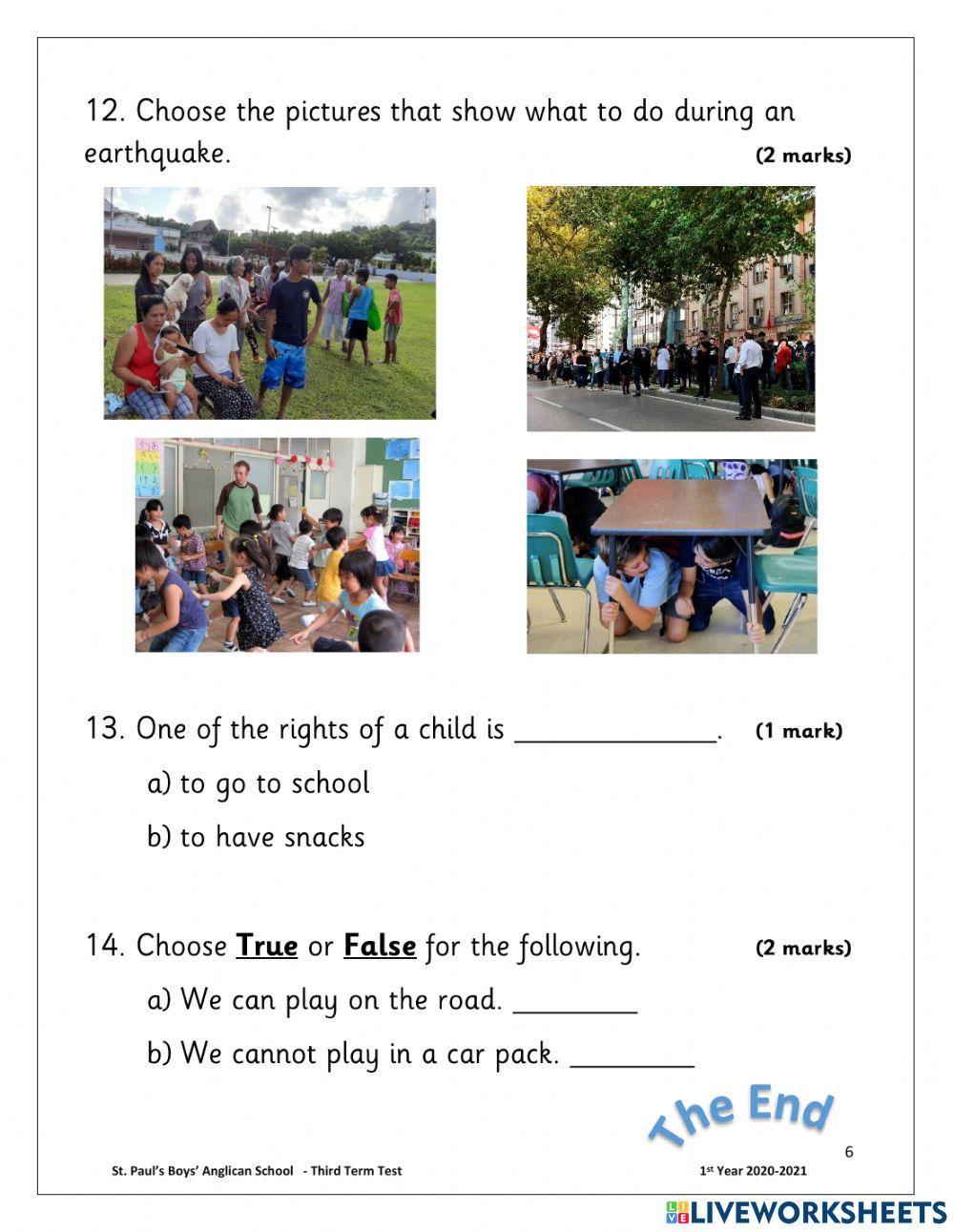 Social Studies End of Term Test Term 3- 2021 Social Studies End of Term Test Term 3- 2021