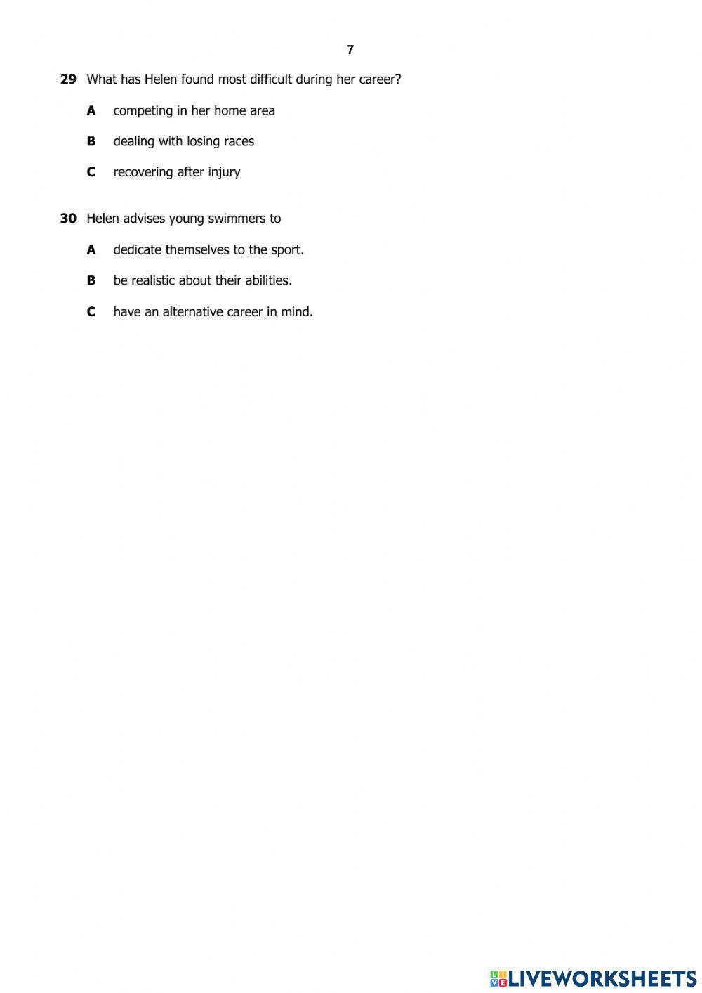 FCE - Listening Test