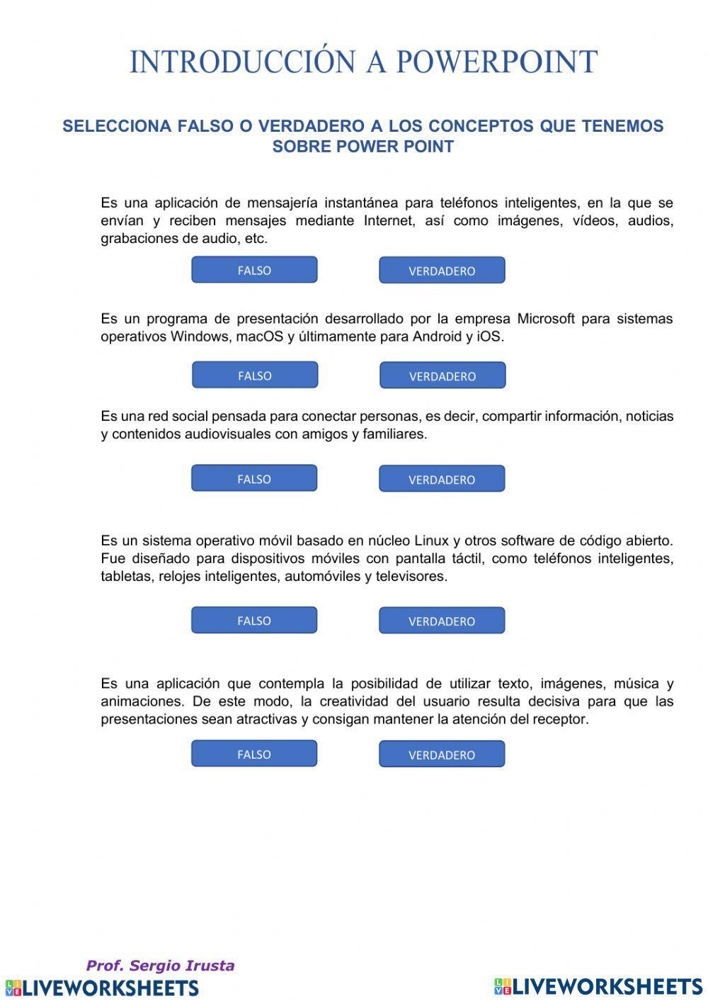 Ejercicio 1 Power Point