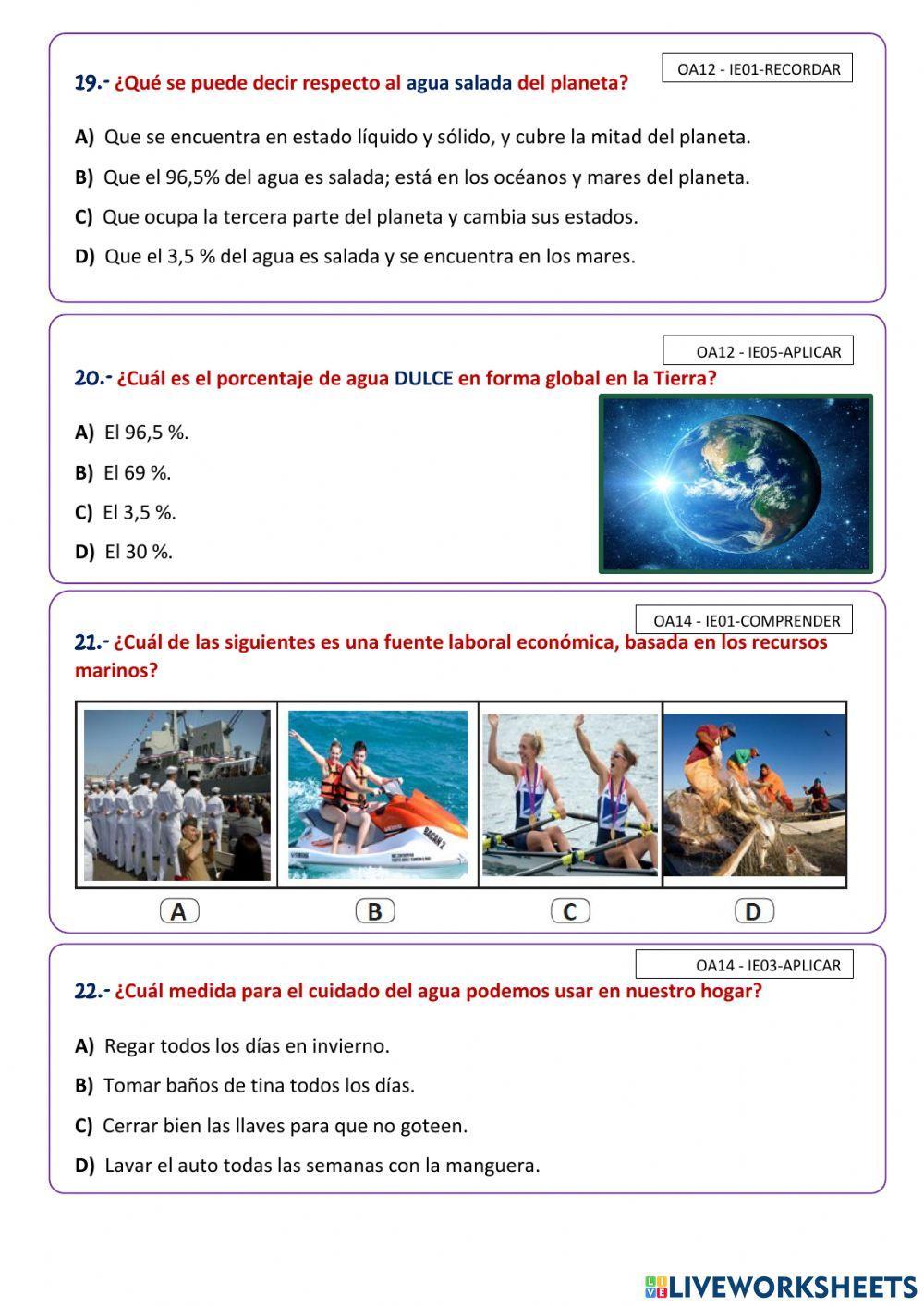 Evaluación Final - Ciencias Naturales