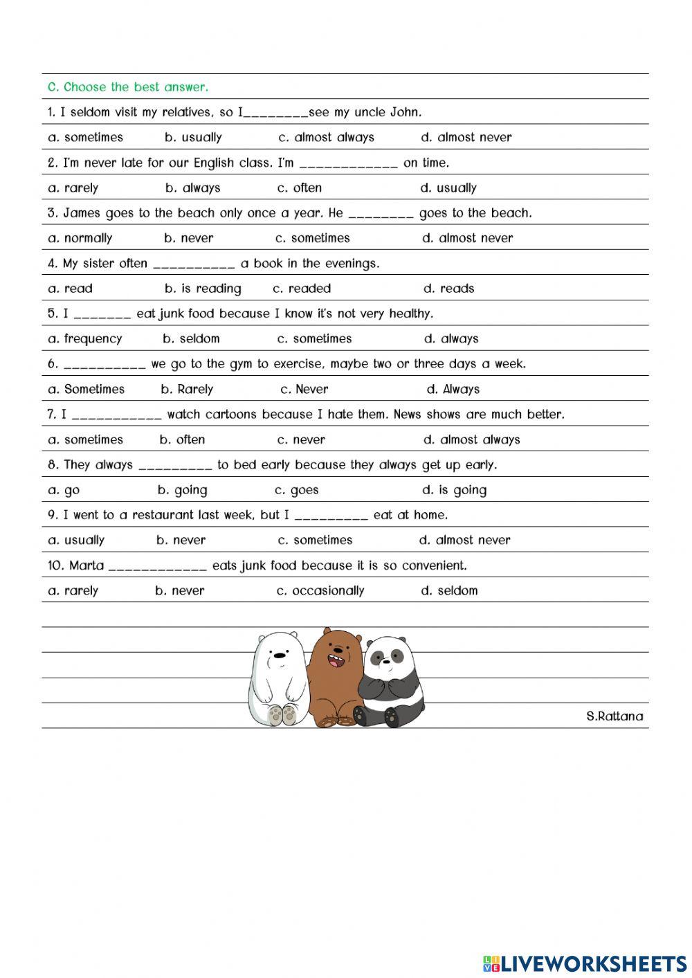 Adverbs of Frequency