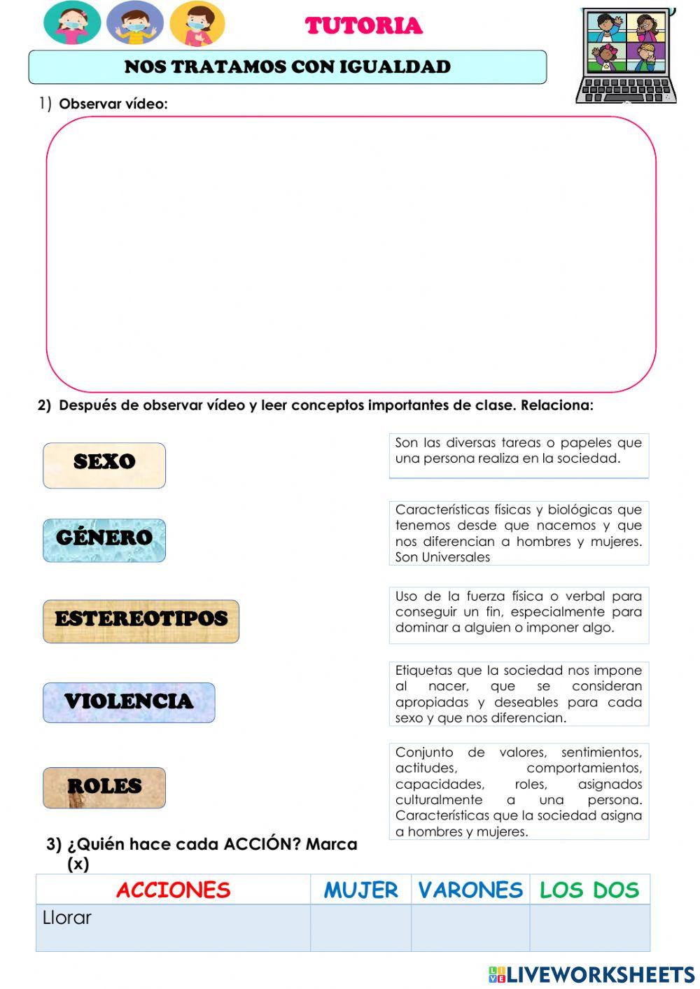 Nos tratamos con igualdad