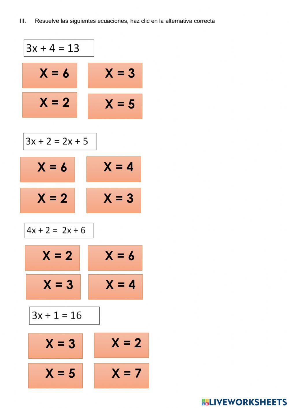 Evaluación U.2 matemáticas