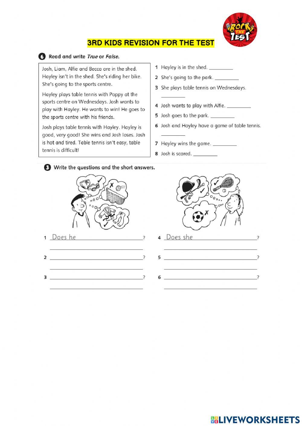 Practica test world explorers 2