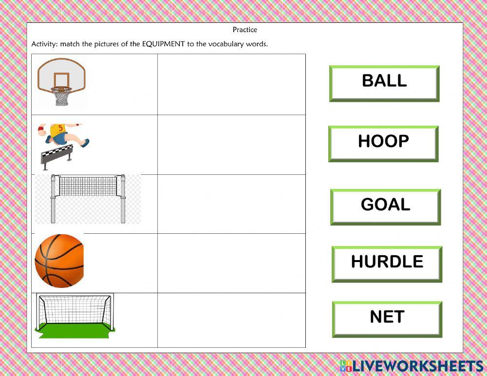 Sports Vocabulary