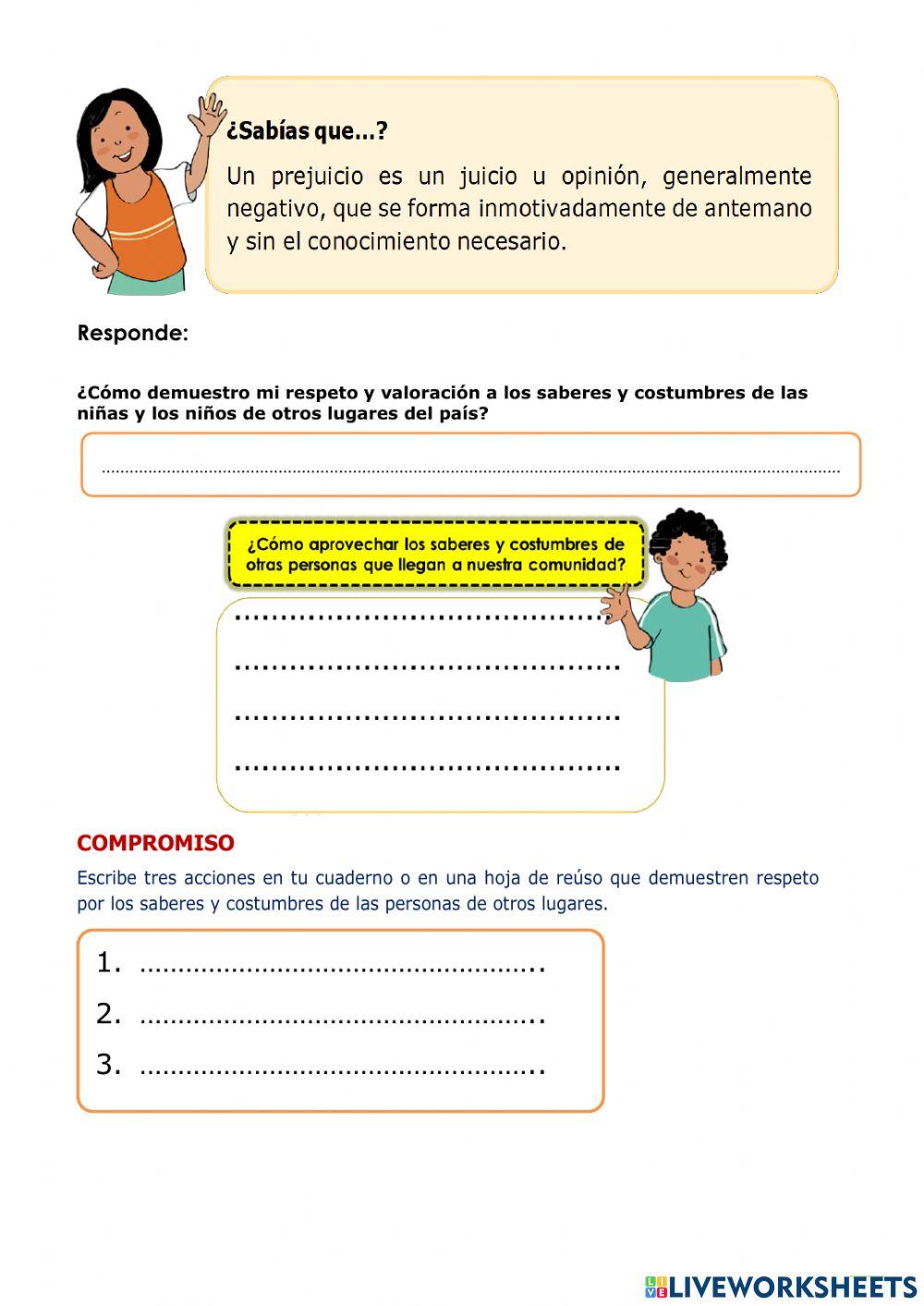 ¿Por qué es importante conocer los saberes y las costumbres de las personas de otros lugares?