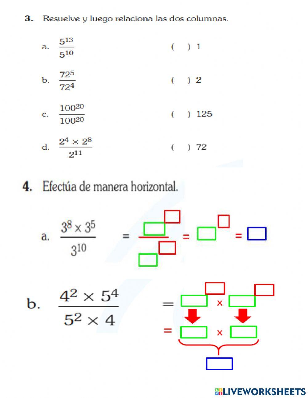 Evaluación de aritmética
