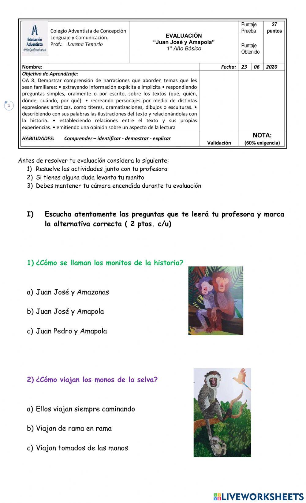 Juan José y Amapola