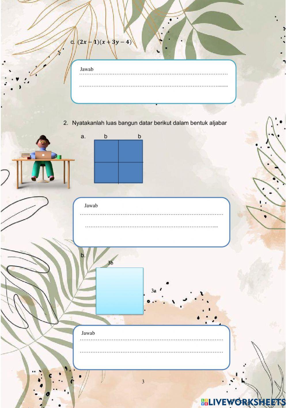 Lkpd perkalian aljabar