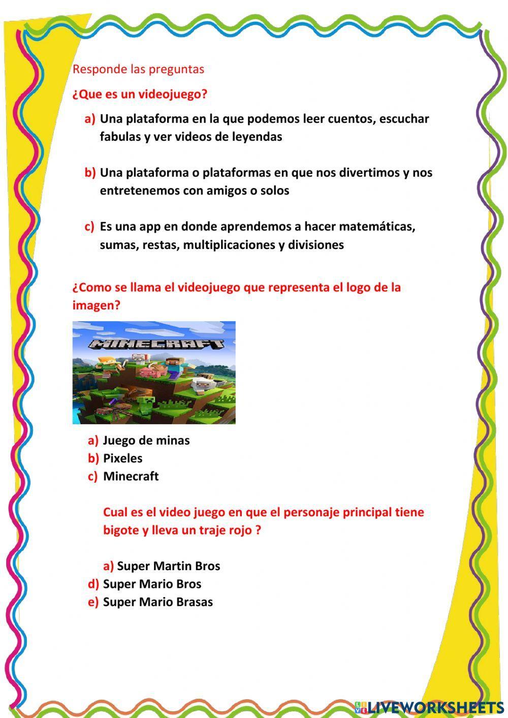 Videojuegos Famosos y divertidos