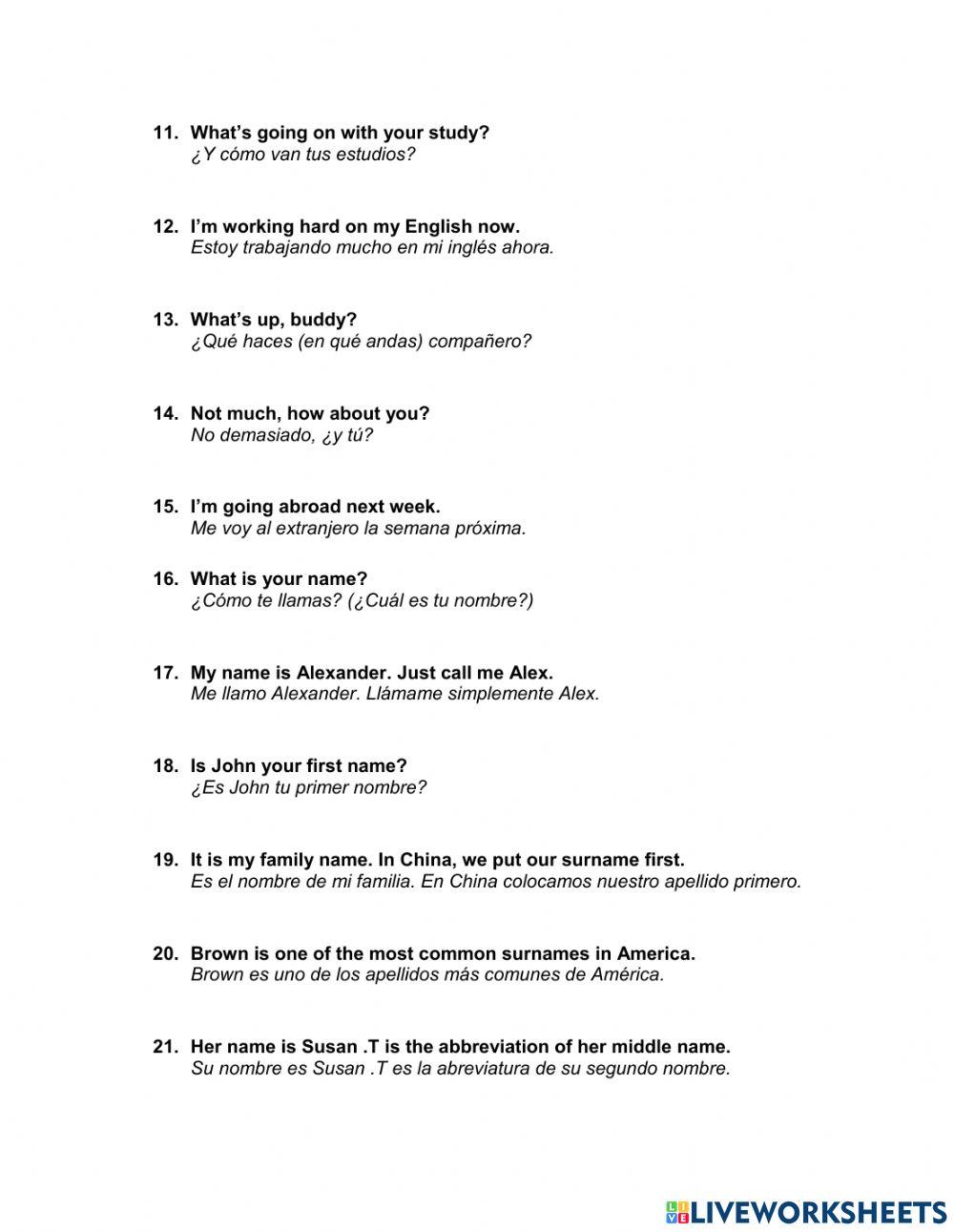 Communication 1 listening