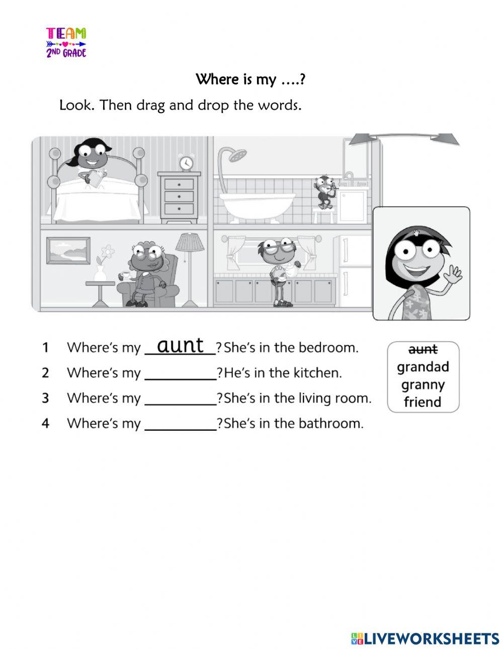 My family and rooms of the house